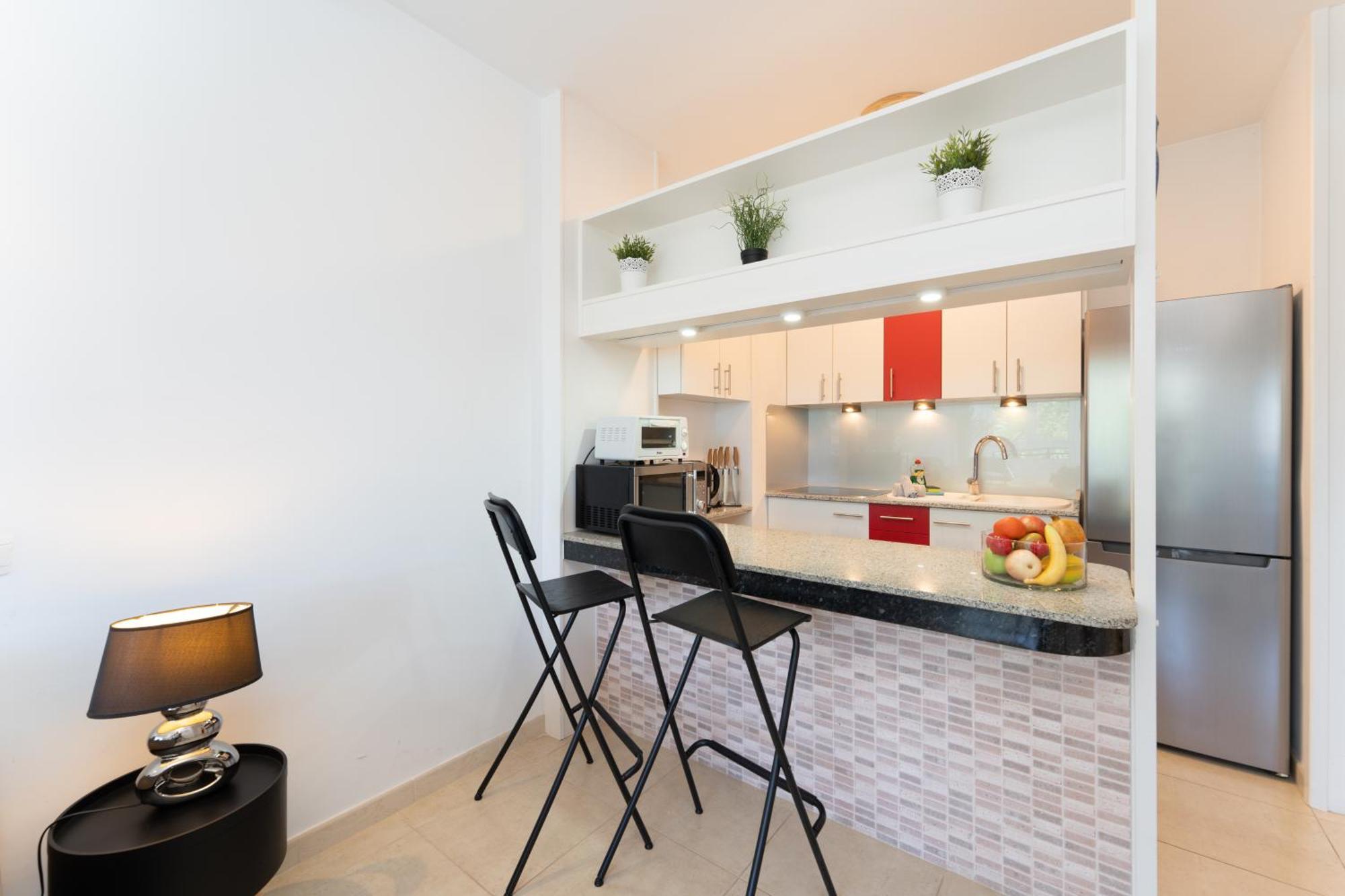 Garden View Apartment Iguazu 3 Near Yumbo Плая дел Инглес Екстериор снимка
